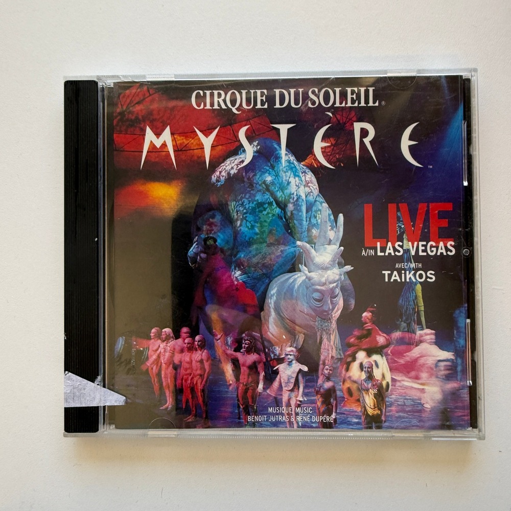 Cirque du Soleil Mystere Live in Las Vegas CD Soundtrack Benoit Jutras Taikos